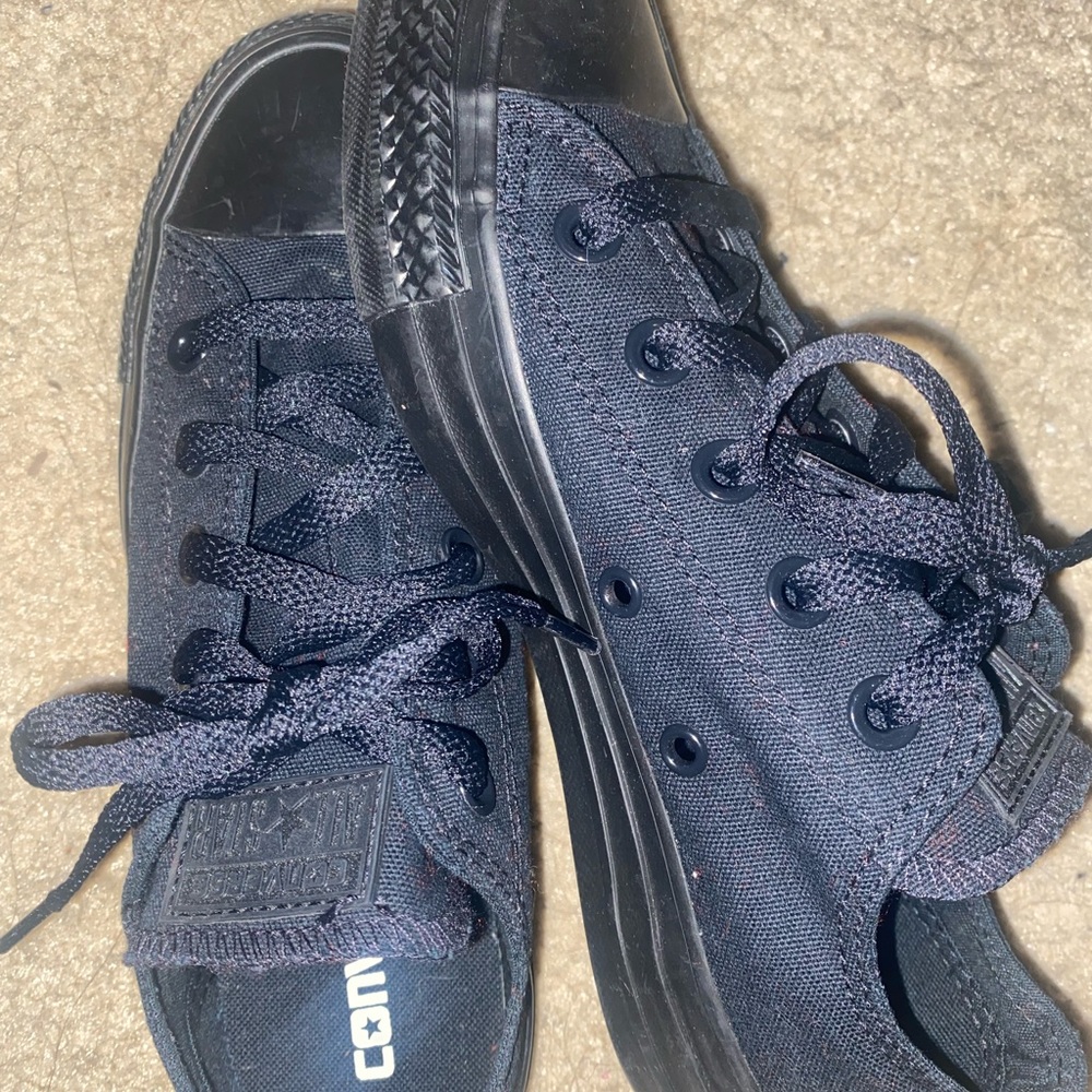 Brand New All Black Converse